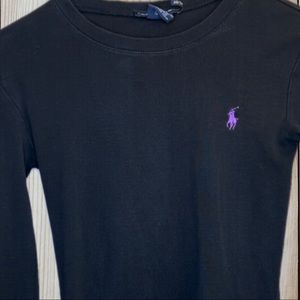 Polo Ralph Lauren long sleeve shirt & short sleeve v neck tshirt small